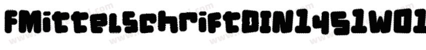 FMittelschriftDIN1451W01 D字体转换